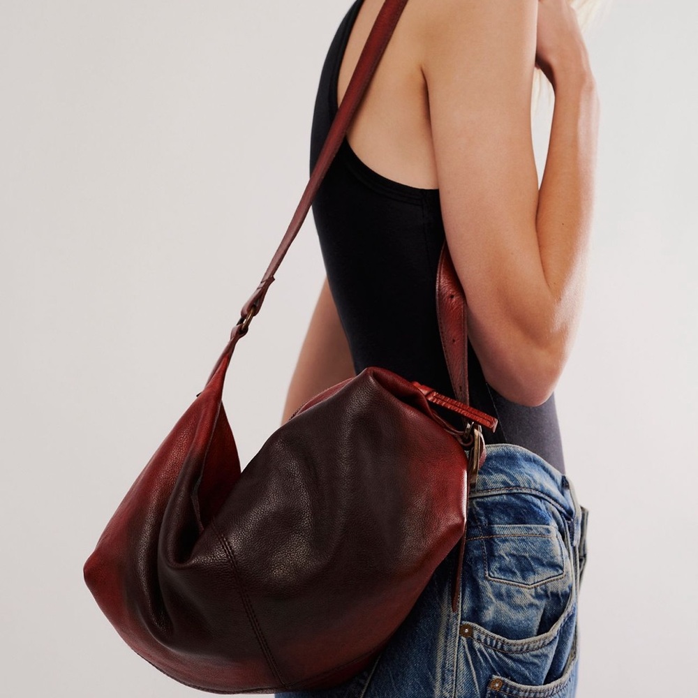 Free people Rumble leather sling bag